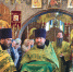 В канун празднования Входа Господня в Иерусалим епископ Новокузнецкий и Таштагольский Владимир совершил всенощное бдение в храме св. вмч. Георгия Победоносца - Кемеровская и Новокузнецкая епархия